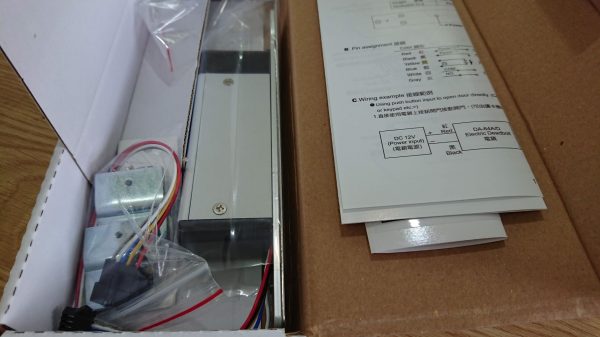 Khóa cửa điện tử chốt thả Pegasus DA-64AD (Made in Taiwan) - Hình ảnh 7