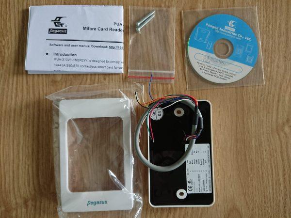 Đầu đọc và ghi thẻ Mifare 13.56MHz Pegasus PUA-310V1-1M2R2Y4 - Hình ảnh 5