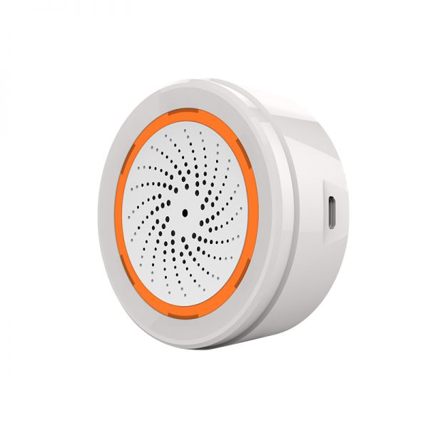 Còi báo động Zigbee thông minh kết hợp cảm biến nhiệt độ và độ ẩm NAS-AB02B - Hình ảnh 2