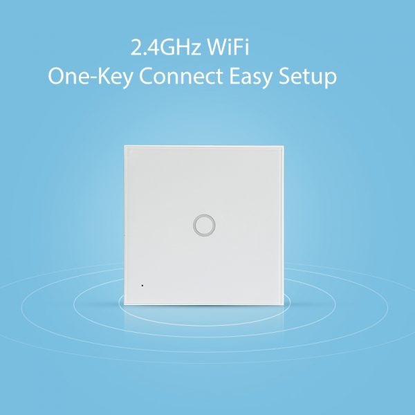 Công tắc cảm ứng âm tường Wifi thông minh Tuya hình vuông 1 nút NAS-SC03W-1 - Hình ảnh 4