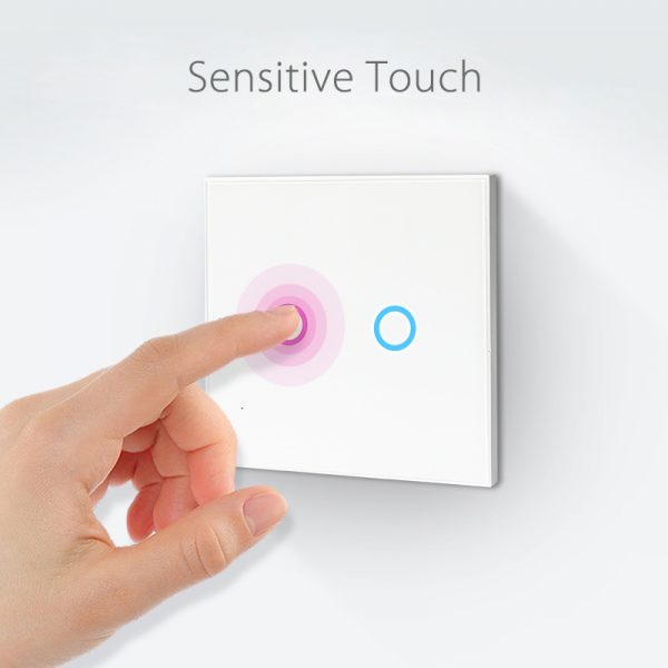 Công tắc cảm ứng âm tường Wifi thông minh Tuya hình vuông 2 nút NAS-SC03W-2 - Hình ảnh 2
