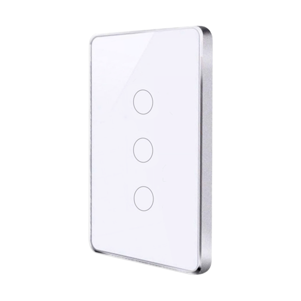 Công Tắc Thông Minh Cảm Ứng Zigbee Tuya Viền Kim Loại WZ1 3 nút