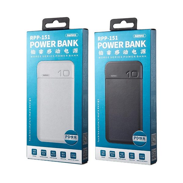 Pin dự phòng Remax RPP-151 10000mAh Boree Series sạc nhanh iPhone PD 18W và QC 3.0 - Hình ảnh 7