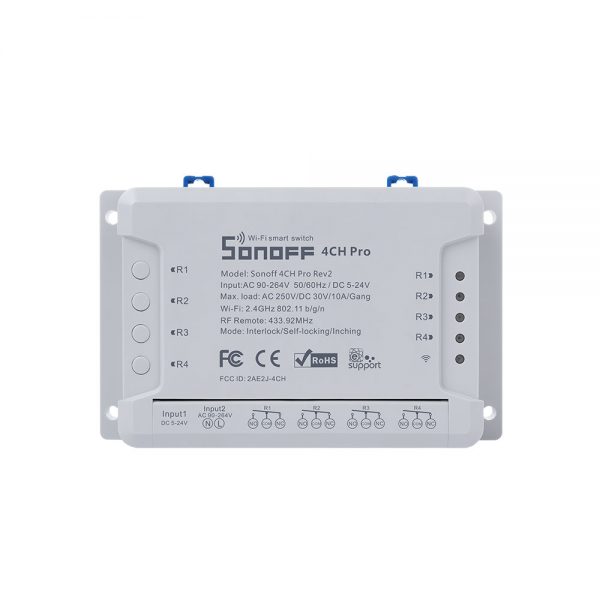 Sonoff 4CH Pro R2 - Công tắc WiFi RF 4 cổng