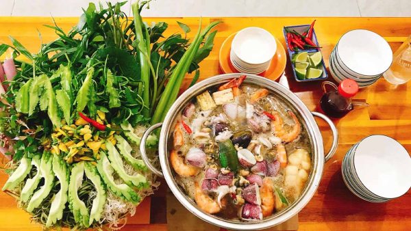 Bột Mắm Nấu Lẩu Bà Giáo Khỏe 55555 gói 300gr - Châu Đốc - Hình ảnh 4