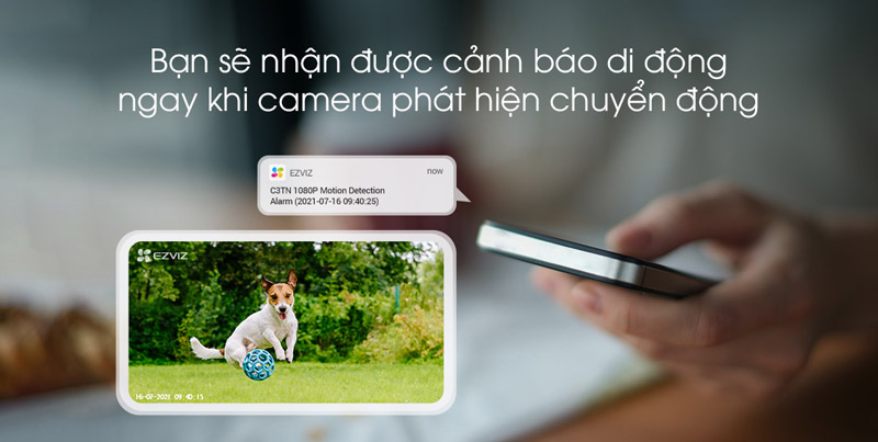 Camera Wifi ngoài trời EZVIZ C3TN 2MP đàm thoại 2 chiều IP67