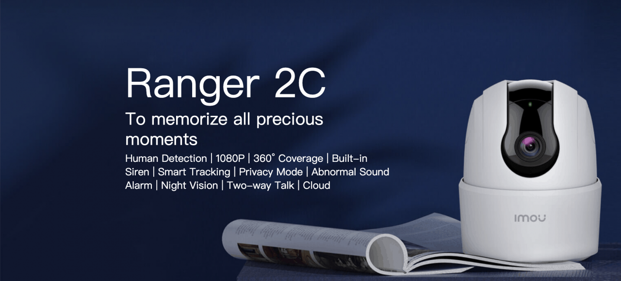 Camera Wifi trong nhà Imou Ranger 2C 4MP - Phát hiện người