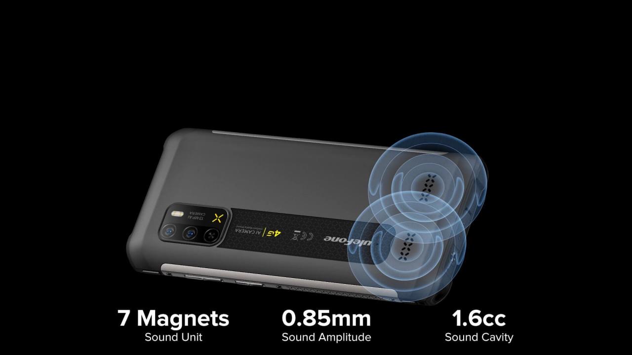Điện thoại siêu bền Ulefone Armor X10 PRO - Ram 4GB - Rom 64GB - CHỐNG NƯỚC - PIN 5.180MAH - Và Loa HiFi Kép 100dB