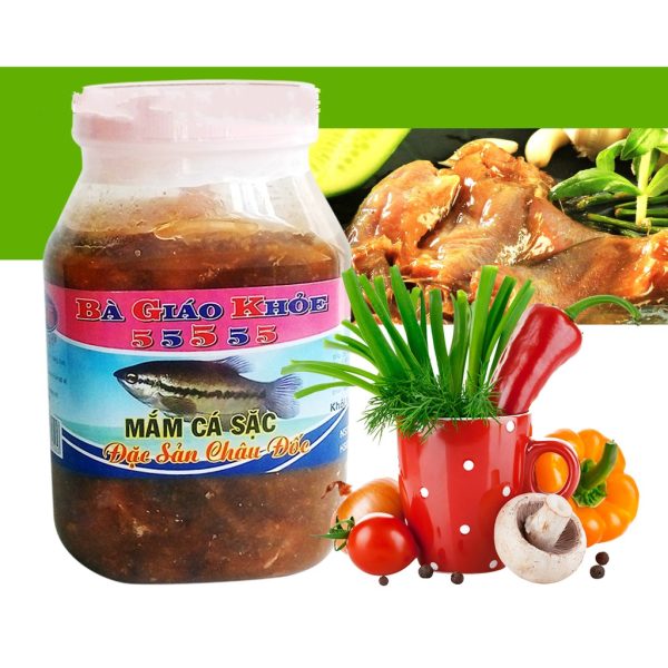 Mắm cá sặc Bà Giáo Khỏe 55555 hũ 500gr - Châu Đốc